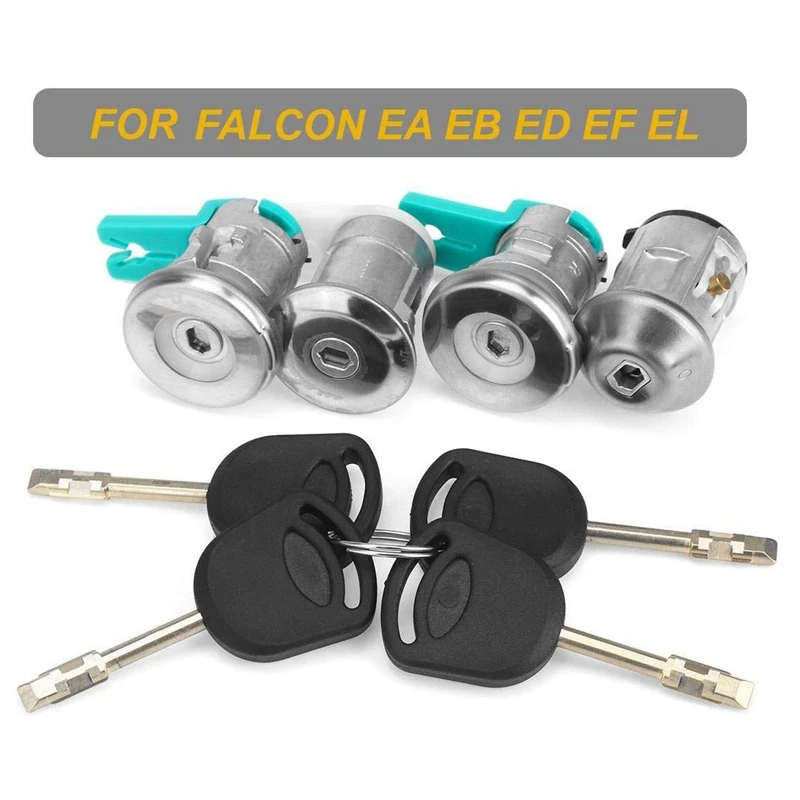 8Pcs Set Car Rear Door Boot Ignition Lock with Keys for FORD FALCON EA EB ED EF EL | Автомобили и мотоциклы