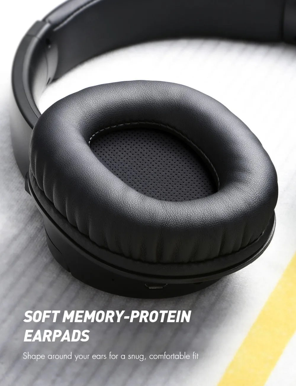 Mpow H7 большой размер над ухом Bluetooth Наушники Hi-Fi стерео шумоподавляющие наушники с микрофоном и сумкой для переноски для iPhone/iPad