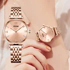 DOM модные роскошные женские часы алмазные римские слова алмазные водонепроницаемые часы для отдыха плавательные женские часы из нержавеющей стали