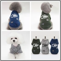 hot dog pet clothing small medium knitted cat sweater pet clothing for puppy winter coat costume chihuahua bulldog cheap clothe