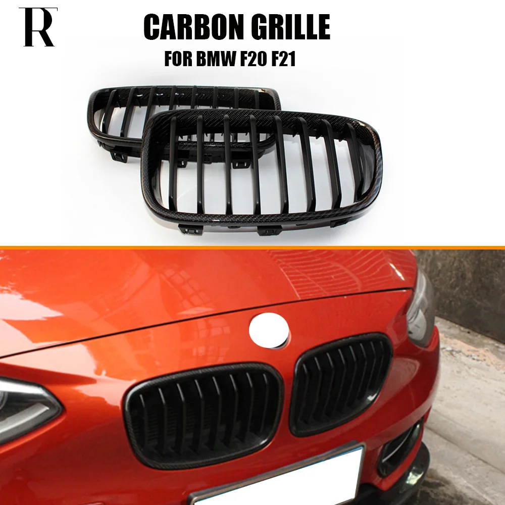 Замена переднего бампера из углеродного волокна решетка радиатора для BMW F20 F21 118