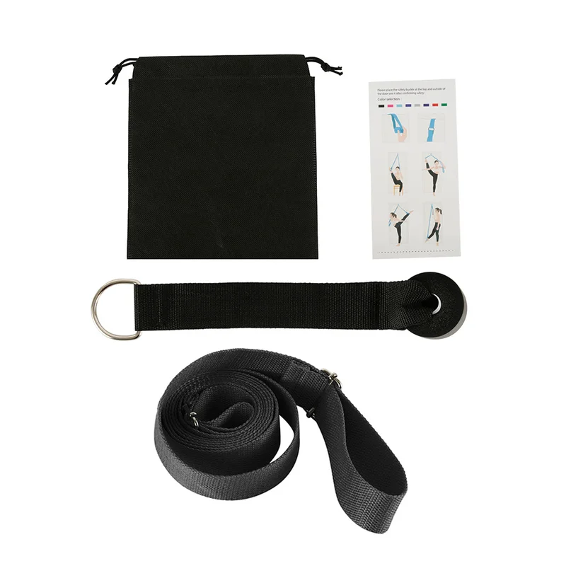 Гибкий растягивающийся ремень для ног регулируемый спортивный ремешок йоги