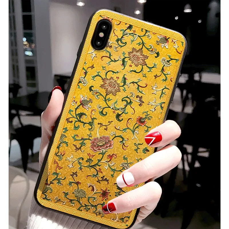 Чехол для телефона с цветочным дизайном OPPO A9 2020 мягкий силиконовый 3D чехол AX7 A5S AX5S