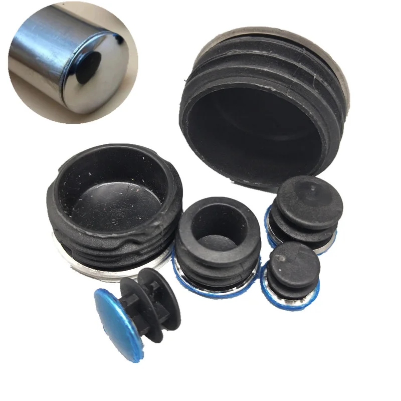 4 шт 25 мм Сталь штепсельная вилка трубы торцевой крышки для ножка стула стола