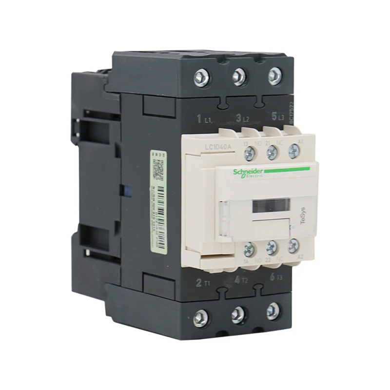 New authentic LC1D40AU7C coil 240VAC 50/60Hz three-level contactor 40A load 11KW-220V standard TeSys D Everlink terminal block |
