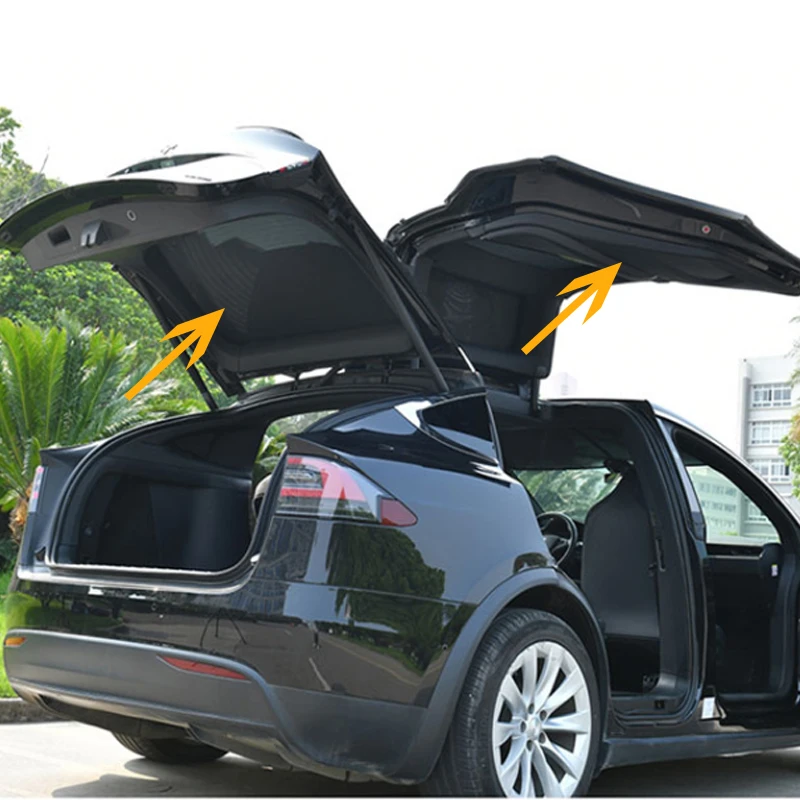 

For Tesla Model 3 Car Skylight Sunshade Cover Car Back Sunshield Gauze Mesh Magnetic Attraction UV Protection Accessories