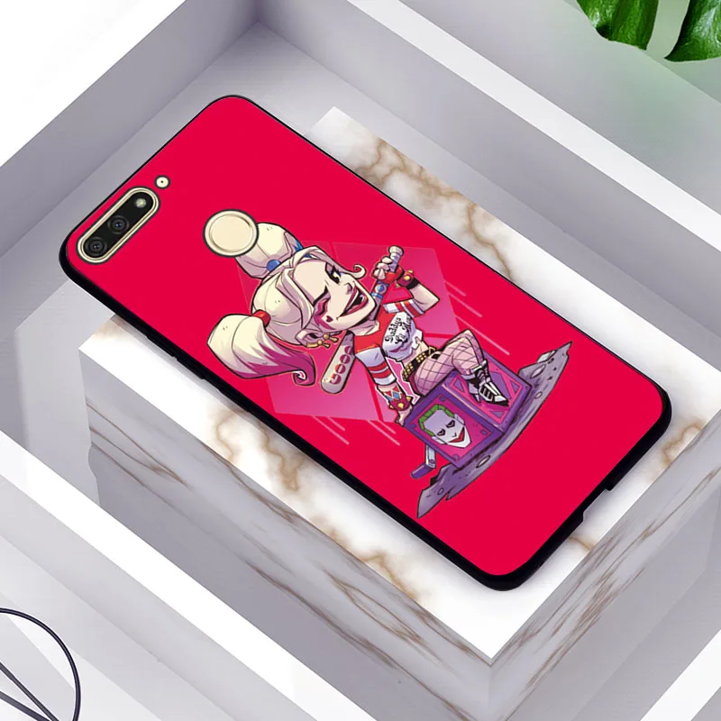 TPUBLK590 Для huawei Honor 7A Pro Чехол Honor 7C 7X7 S с мультяшным Веном Железный человек черный ТПУ чехол для huawei Honor 8S 8C 8X чехол Honor 8 9 Lite - Цвет: TPUBLK590