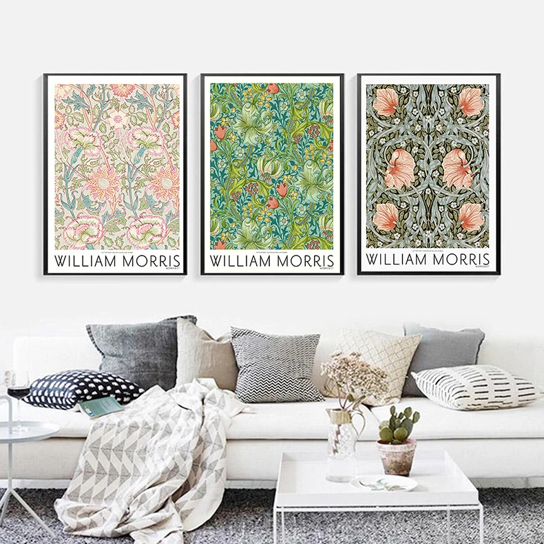William Morris холст печати Виктории и Альберта музейная экспозиция Постер &quotЛондон&quot