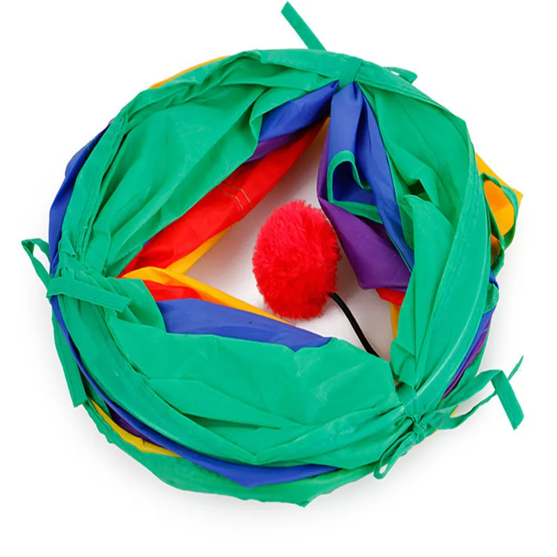 Лидер продаж складной туннель для кошек в помещении 2/3/4 дюйма 5 каналов скучающие