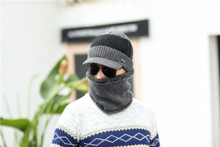 2019 зимние шапки для мужчин Skullies Beanie шапка зимняя мужской женский шерстяной шарф s