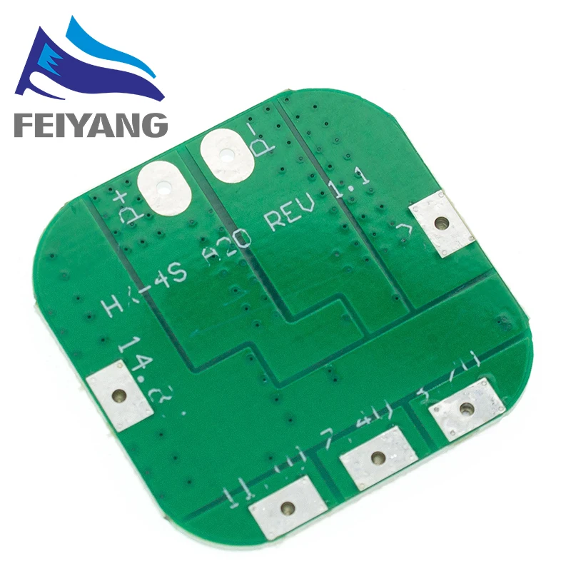 4S 14 8 V/16 V 20A пиковая литий ионная BMS PCM плата защиты батареи bms pcm для литиевых LicoO2