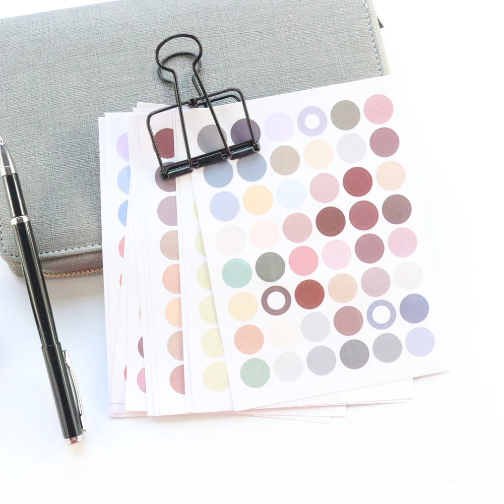 Domikee новые милые радужные наклейки для дневника конфеты школьники канцелярские