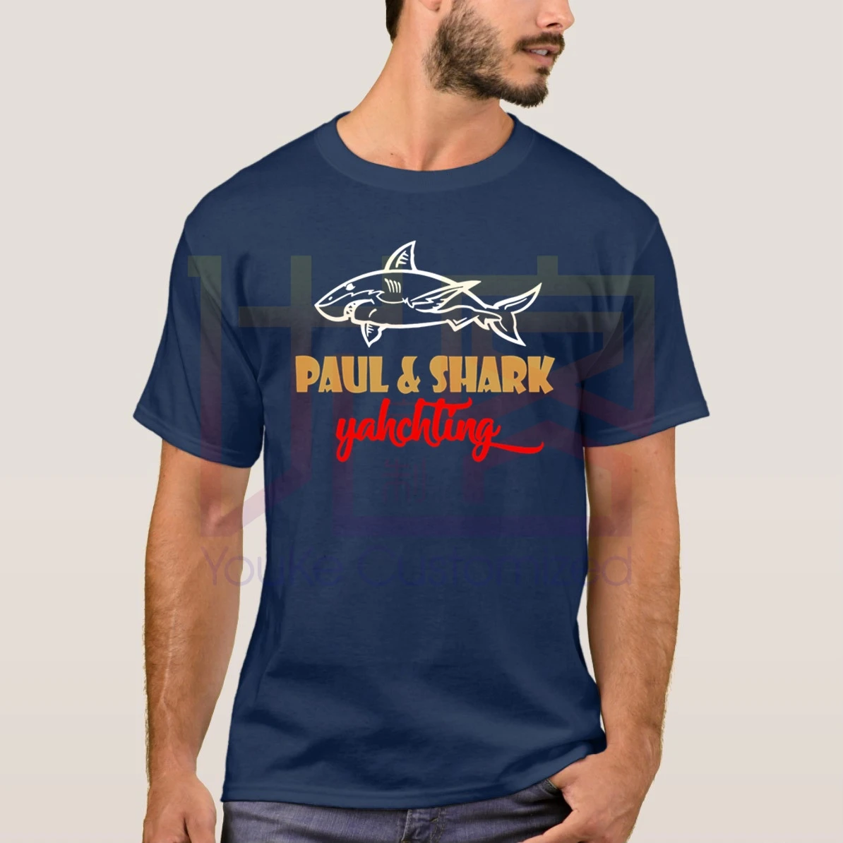 Paul & Shark Yaching футболка Herre Champiom winner tee Мужская брендовая одежда классический стиль