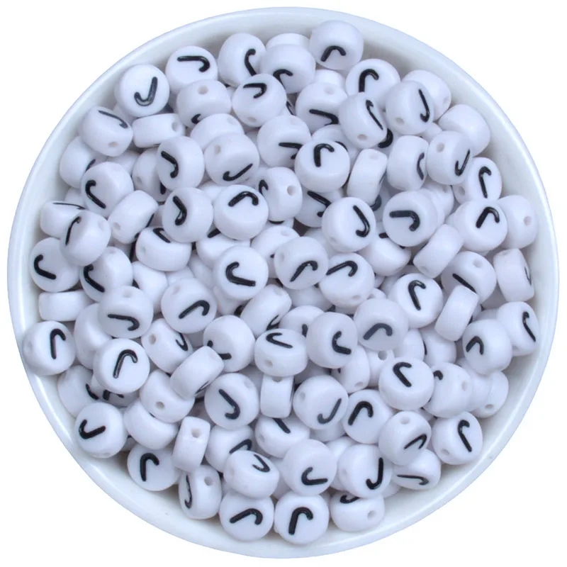 Бусины акриловые для браслетов круглые 4 х 7 мм | Украшения и аксессуары