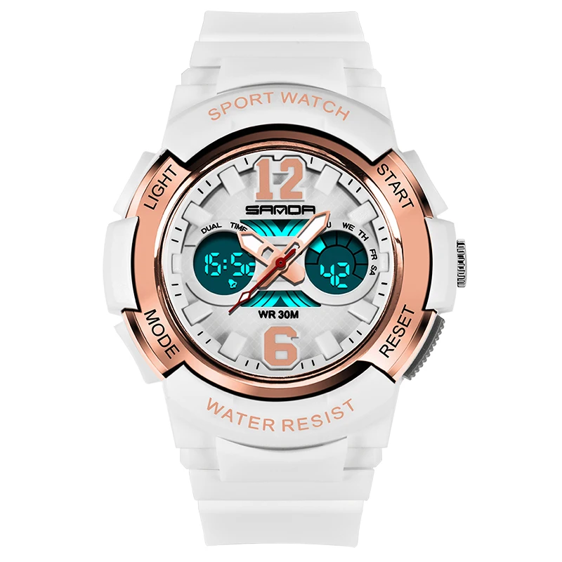 Детские спортивные часы UTHAI CE12 светодиодные Яркие цифровые водонепроницаемые