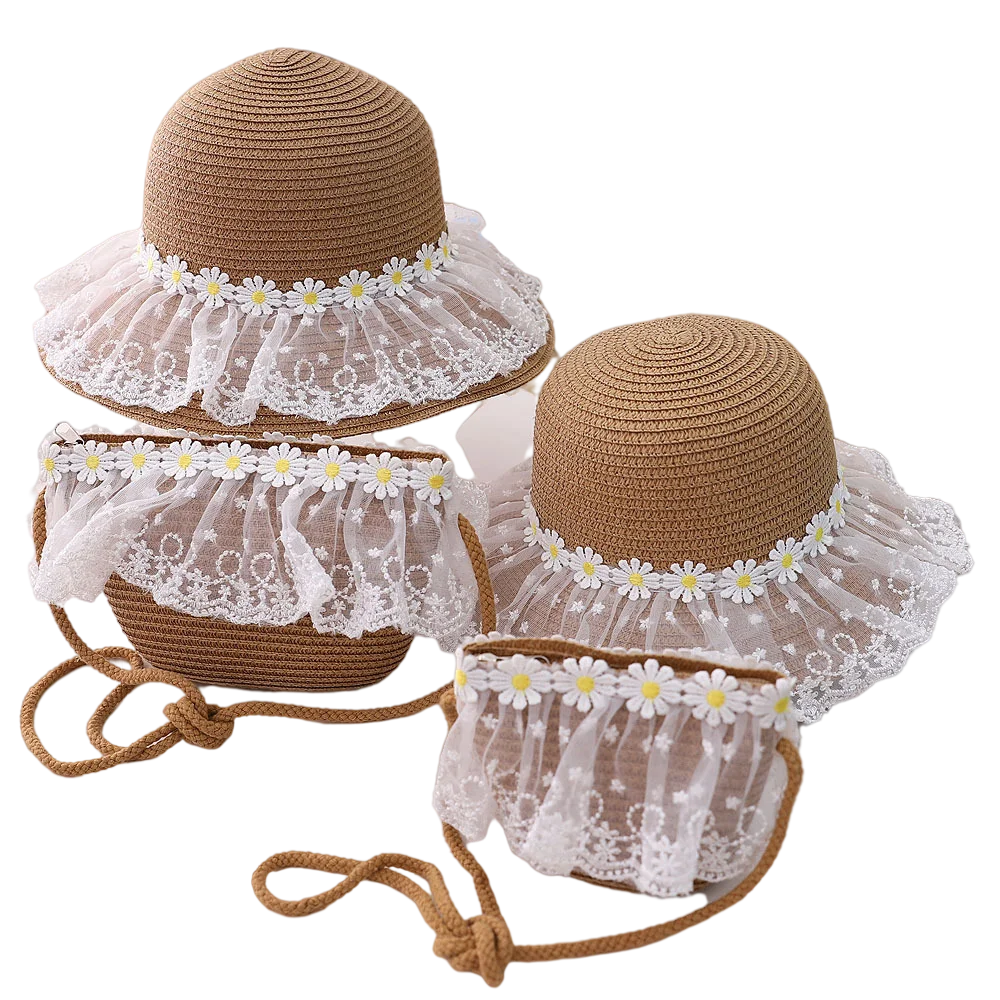 Соломенная шляпа BEIXING001 для детей и взрослых повседневная Летняя Пляжная Панама с