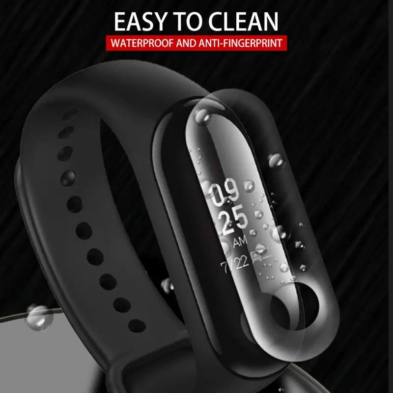 Защитная пленка для Xiaomi Mi Band 3 5 шт. защитная Гидрогелевая браслета