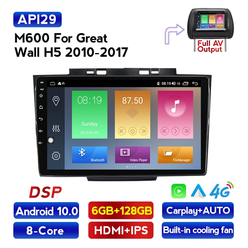 Автомагнитола 2 din на android 7862 для Greatwall Hover Haval H5 H3 2013 2016 автомобильный dvd плеер