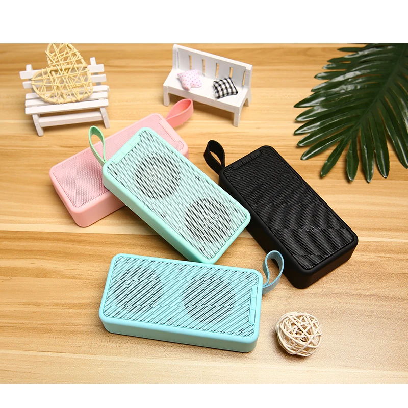 

TWS Portable Bluetooth Wireless Speaker Wireless Subwoofer Fashion Cute Loudspeaker Outdoor Sport USB AUX Speakers Gift