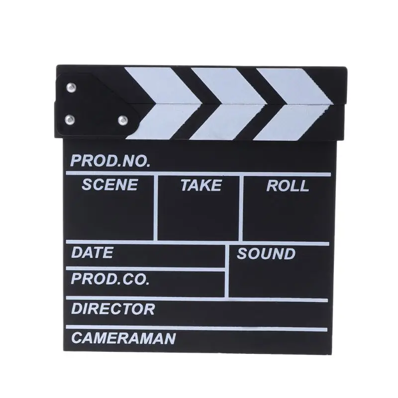 

Film Director's Clapper Board HOLLYWOOD Movie Scene Clapboard Photography Props C7AA