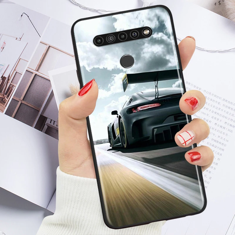

Luxury Sports Car For LG K92 K42 K22 K71 K61 K51S K41S K30 K20 2019 Q60 V60 V50 S V40 V30 G8S G8 X ThinQ Phone Case