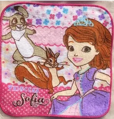 Милый Ариэль Рапунцель принцесса Минни мультяшное Хлопковое полотенце для рук