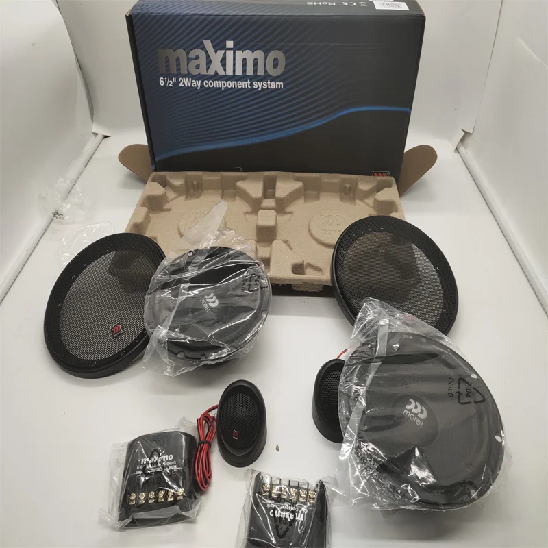 

Free shipping 4 sets Morel Maximo 602 Car Audio 6-1/2" 2-Way 120W Maximo Component Car Speaker Systetm Made In Israel