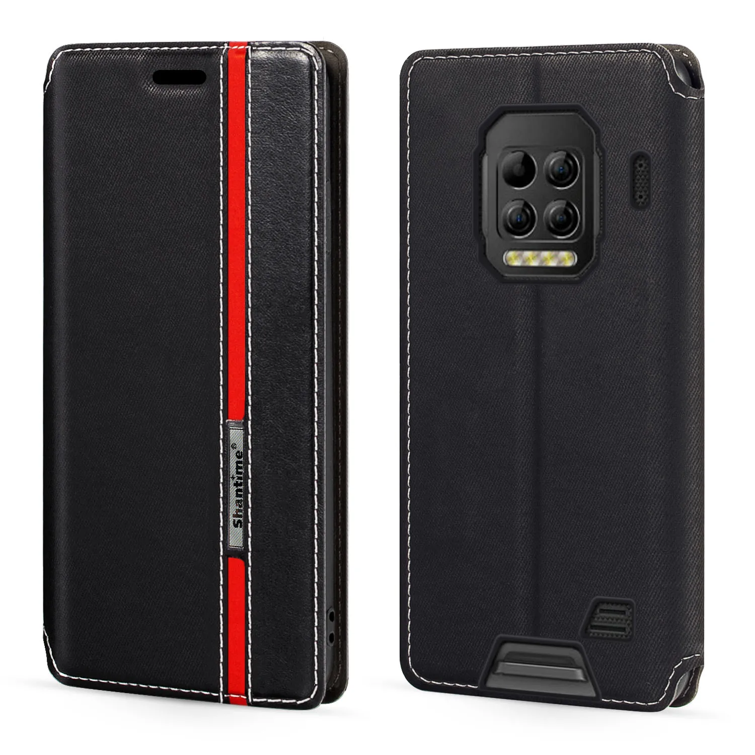 

Модный разноцветный кожаный чехол-книжка с магнитной застежкой для Ulefone Armor 9