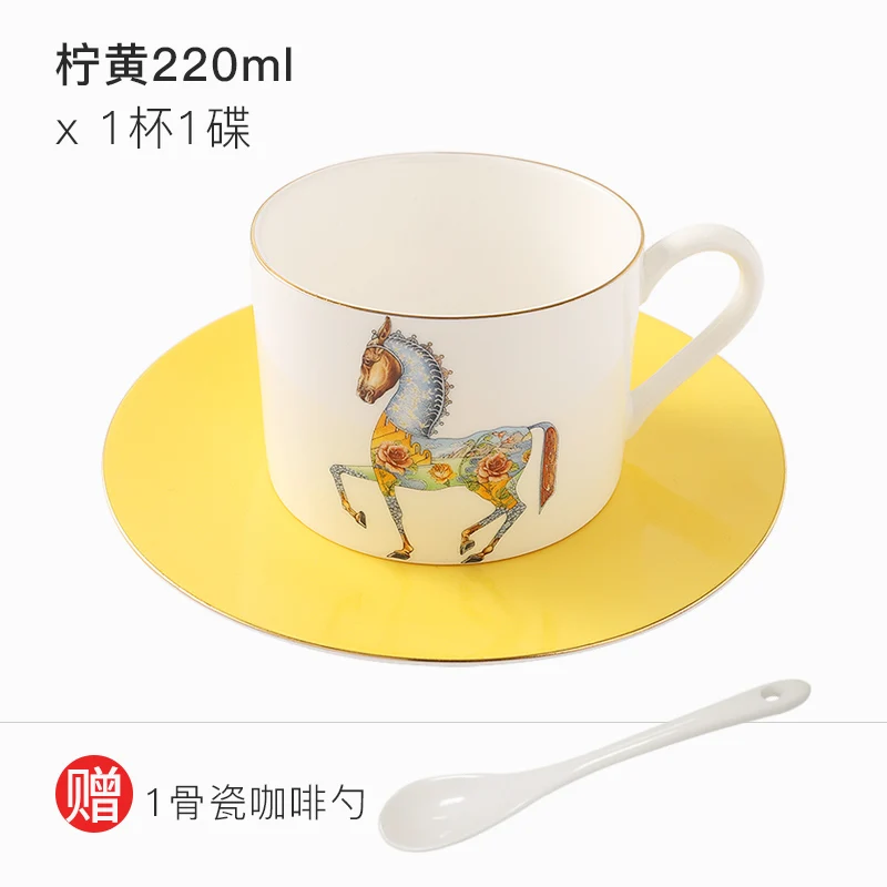 

Creative European Coffee Cup Set Luxury Cute Royal Bone China Tea Cup Set Ceramic Gift Box Tazas Cafe Kitchen Dining Bar EB50BD