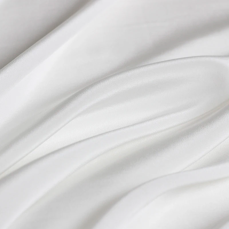 100cm*135cm white silk cotton fabric for wedding dress material crepe de chine | Дом и сад