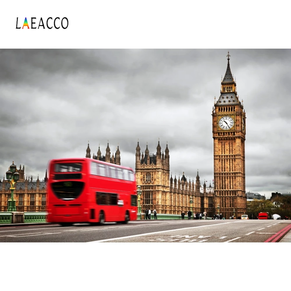Фотофон Laeacco Big Ben London фоны для фотосъемки путешествий реквизит фотостудии -