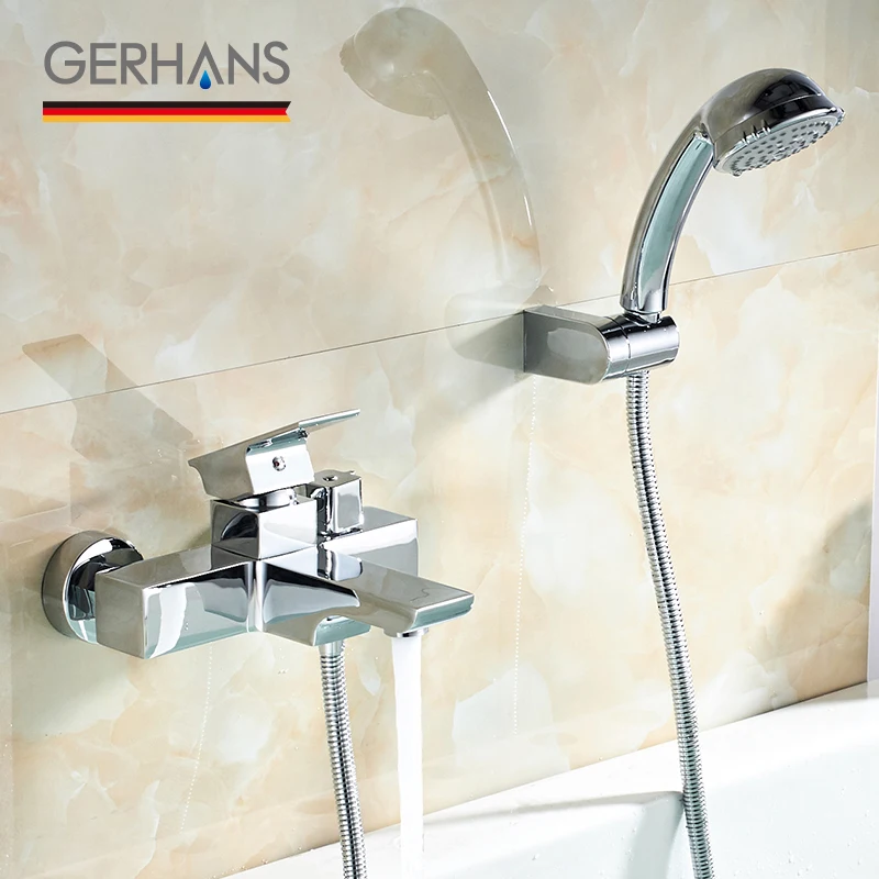 GERHANS Faucet K13008 Смеситель для ванны Цвет: Хром|Смесители ванны| |