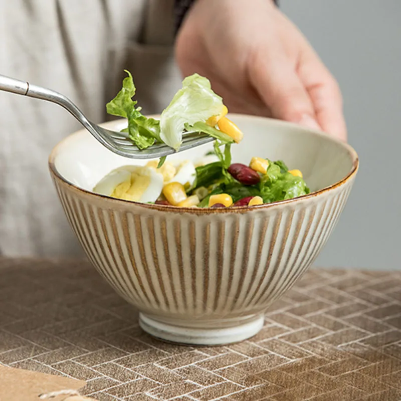 5-дюймовая миска для риса керамическая искусственная маленькая еды | Дом и сад