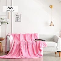 lofuka luxury coral velvet pink duvet cover blanket bed cover quilt cover with zipper twin full queen king free shipping