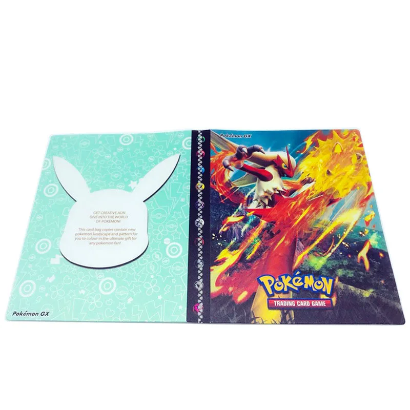 3 240 печатная плата игра ard книга альбом книга Топ загруженный Список C карманные Открытки Держатель Альбом карманный карты Книга - Цвет: 3