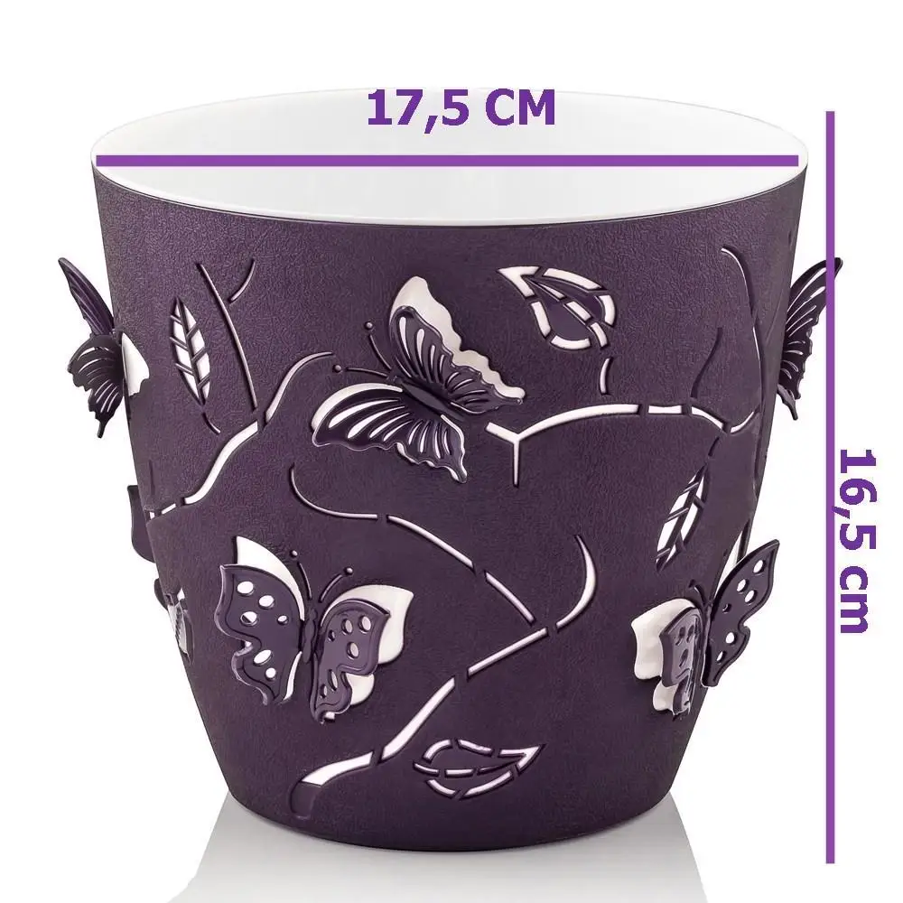 

Plastic butterfly 3d balcony Flower Pot 3 no., garden, repair, flower, plant, flower, garden supplies, plant care, flower soil