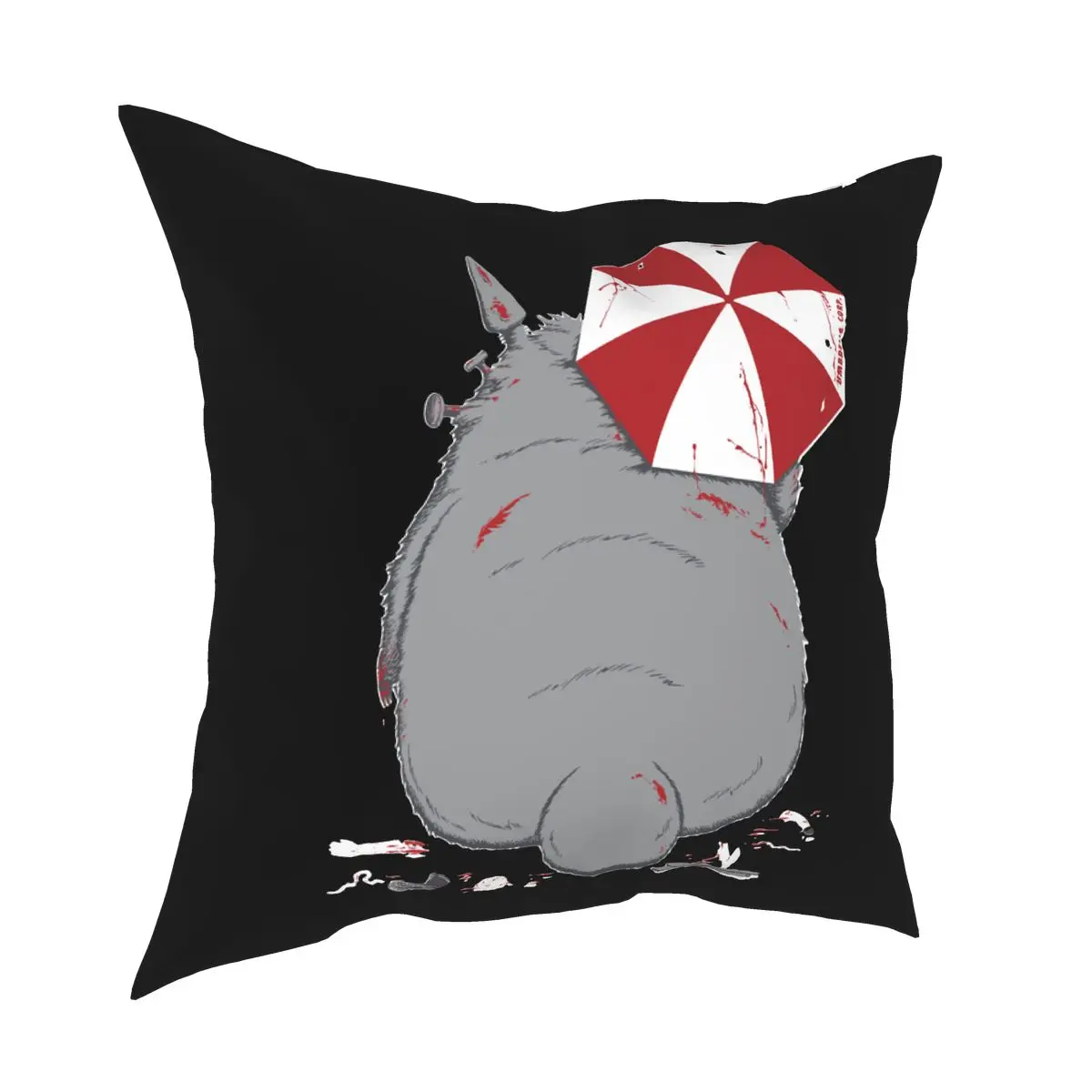 

My Neighbor Totoro Umbrella Corp Pillowcase Printed Polyester Cushion Cover Decor Pillow Case Cover Home Dropshipping 45X45cm