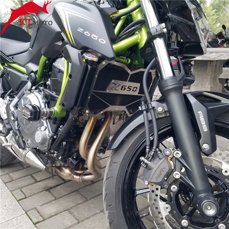 Мотоциклетные аксессуары для Kawasaki Z650 Z 650 2017 2020 Защита радиатора решетка защита