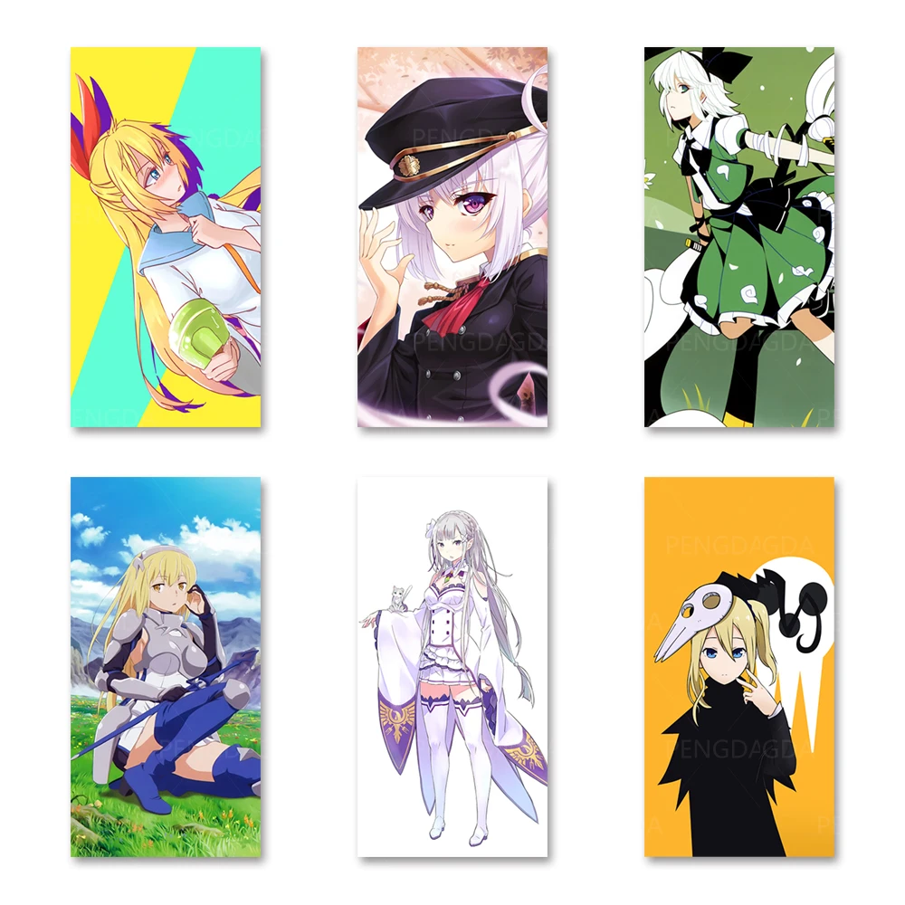 

Wall Sticker Anime Character Painting Cartoon Girl DIY Diamond Cross Stitch Picture Home Decor Wall Full Round Drill Embroidery