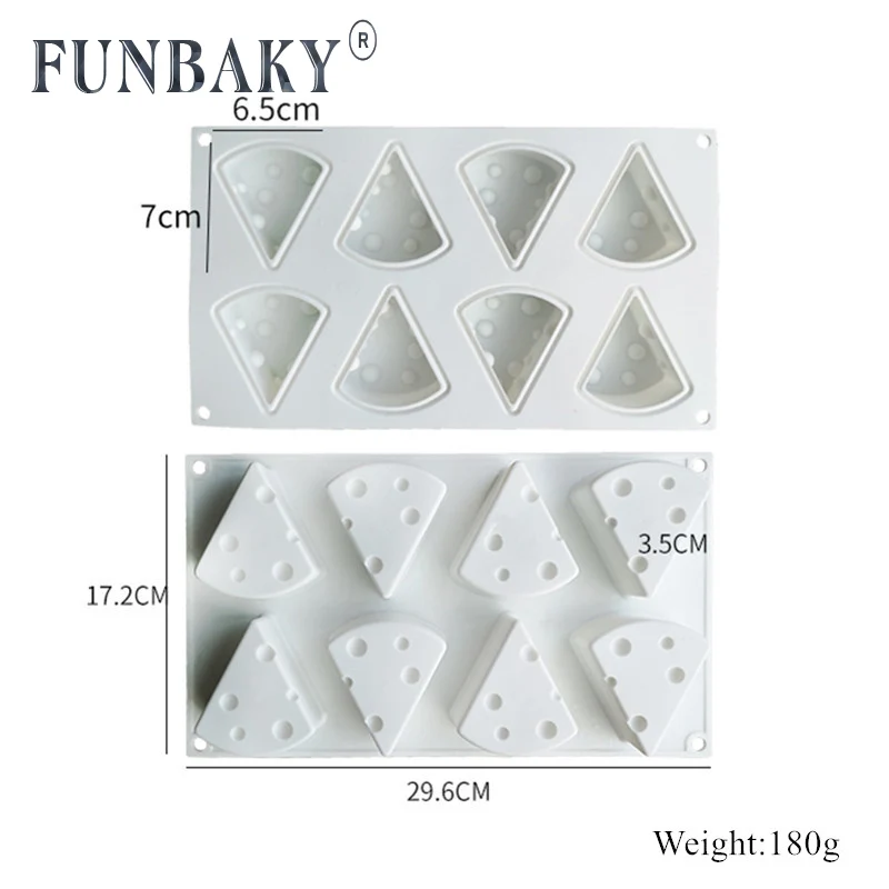 FUNBAKY DIY 3D Сырная форма для свечей выпечки десерт вечерние инструменты украшения