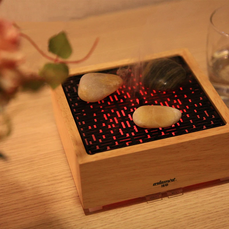 Новый Классический аромадиффузор из массива дерева домашний увлажнитель