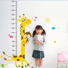 Съемная Таблица высоты, измерительная настенная наклейка, наклейка для детской комнаты, жирафа, EN наклейка s, украшение для гостиной комнаты, наклейка s