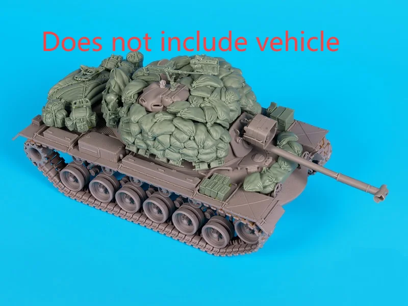 peças de veículo blindado em resina escala modificação não inclui tanque sem pintura