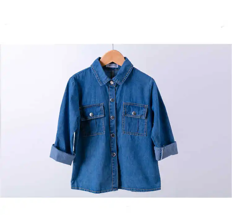 Костюм для девочек новинка 2021 осенняя одежда корейская детская джинсовый