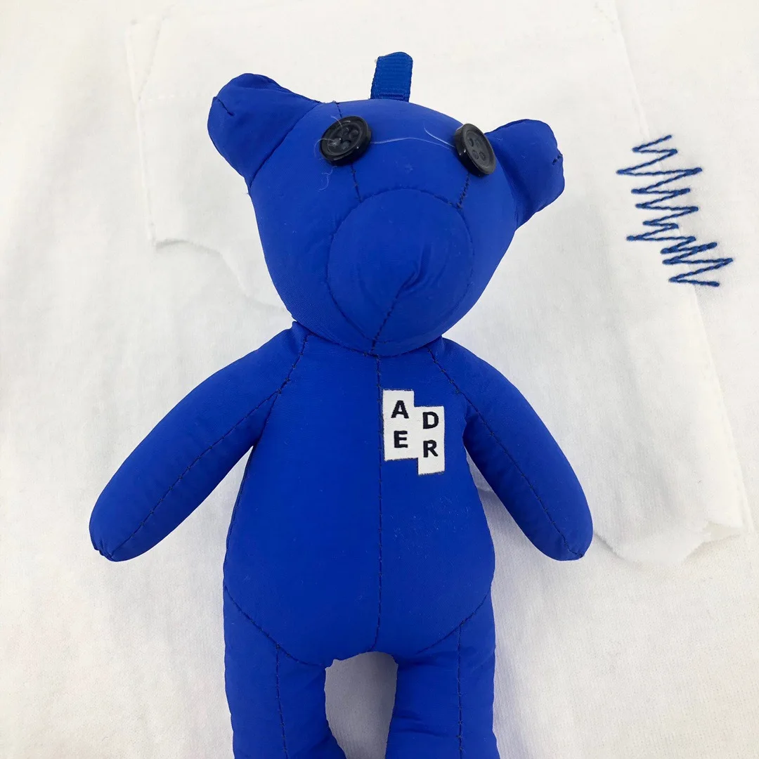 2021 футболка с карманом для отрыва при ошибке ADER мужчин и женщин 1:1 Высококачественная передвижным медведем