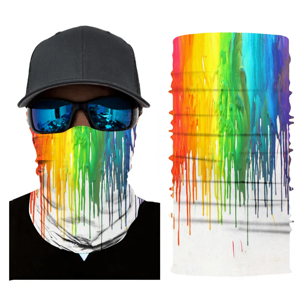 Оптовая Продажа Красочные звездное небо стиль маска от солнца шарф крышка