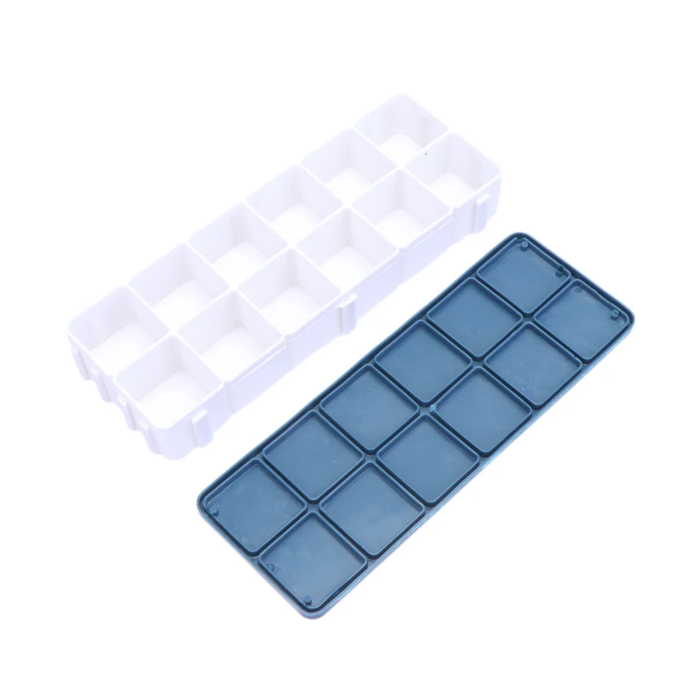 

1Pcs 12 Grids Soft-cover Box Gouache Paint Tray DIY Painting Tool