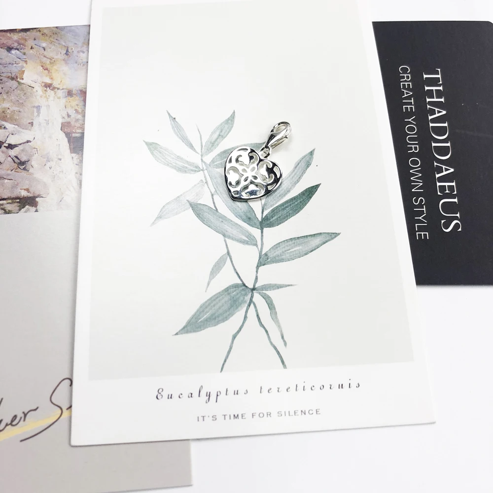 Романтическое сердце подвеска из бусин в форме горного хрусталя подарок для