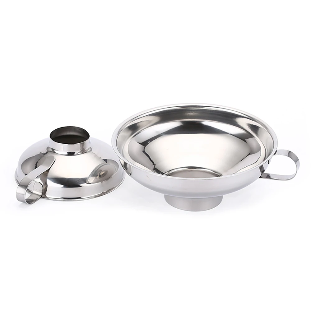 Кухонная кулинарная чашка воронка банка фильтр из нержавеющей стали кухонное