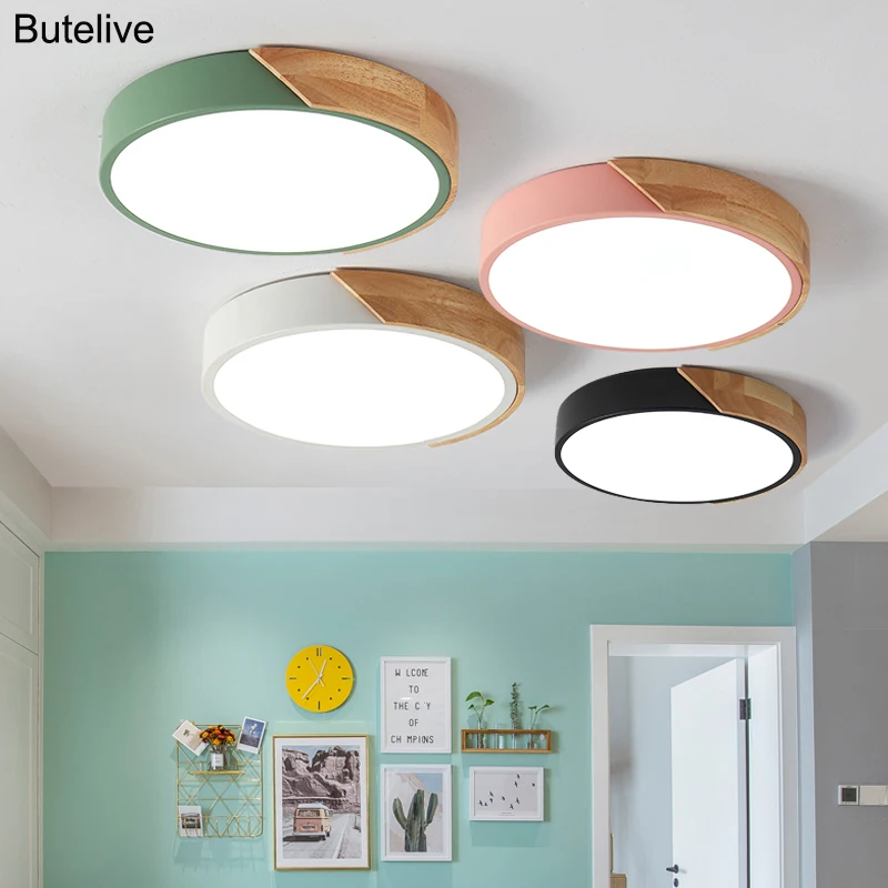 Ультратонкие светодиодные потолочные светильники для гостиной 5 см с